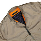 Alpha Industries MA-1 UV Vintage Sand Bomber & Varsity Jackets Close-up | Overkill