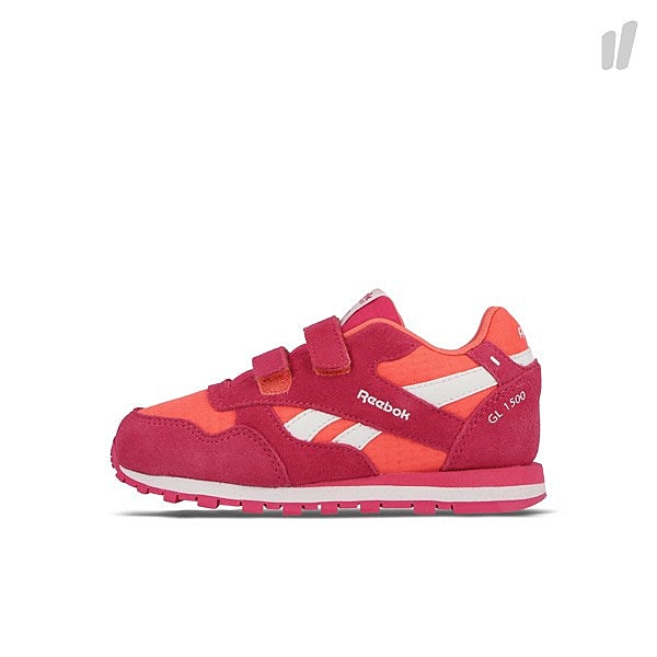 Reebok gl 1500 td infants Pink-Coral-White Sneakers M46883 | Overkill