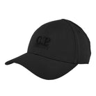 C.P. Company Gabardine Logo Cap Black Caps 14CMAC282A-006288A 999 | Overkill