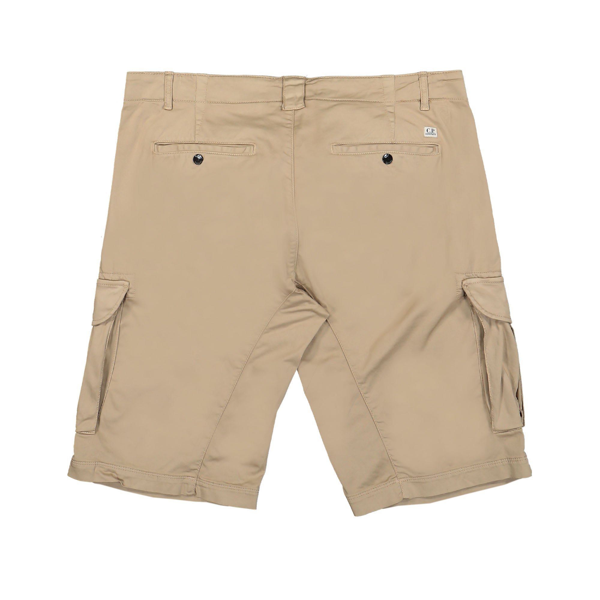 C.P. Company Stretch Sateen Cargo Shorts Cobblestone Shorts Material | Overkill