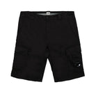C.P. Company Stretch Sateen Cargo Shorts Black Shorts 14CMBE116A-005694G 999 | Overkill
