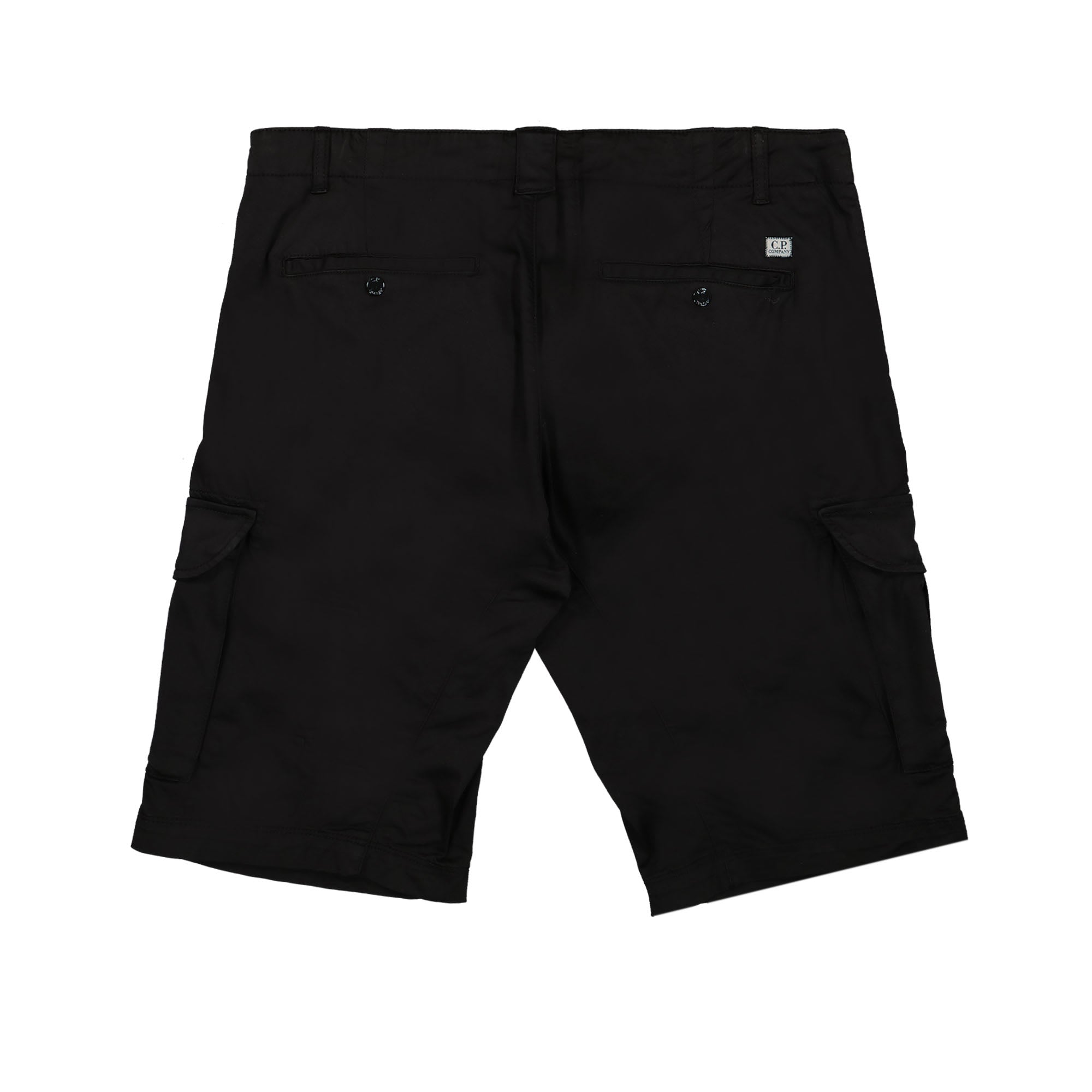 C.P. Company Stretch Sateen Cargo Shorts Black Shorts Material | Overkill