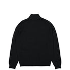 C.P. Company Cotton Mixed Zipped Knit Black Sweatshirts Material | Overkill