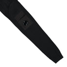 C.P. Company Cotton Mixed Zipped Knit Black Sweatshirts Detail view 1 | Overkill