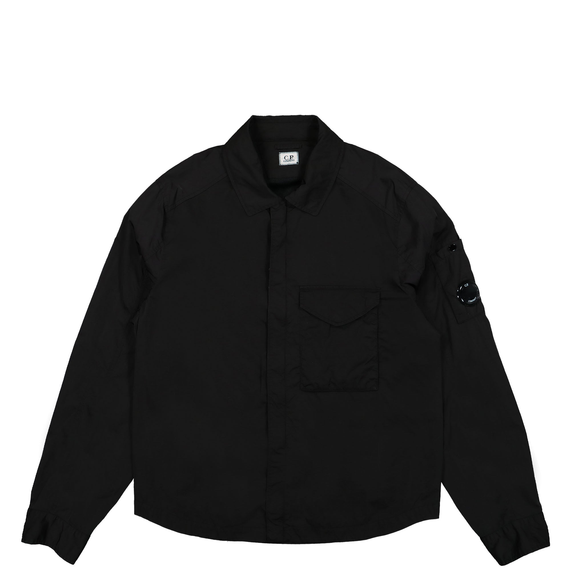 C.P. Company Chrome-R Overshirt Black Windbreaker 14CMOS041A-005904G 999 | Overkill