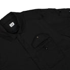 C.P. Company Chrome-R Overshirt Black Windbreaker Detailfoto | Overkill