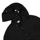 C.P. Company Chrome-R Goggle Overshirt Black Windbreaker Detailfoto | Overkill