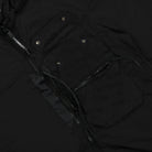 C.P. Company Chrome-R Goggle Overshirt Black Windbreaker Detail view 1 | Overkill