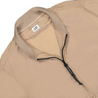 C.P. Company Nycra-R Bomber Jacket Cobblestone Bomber & Varsity Jackets Close-up | Overkill