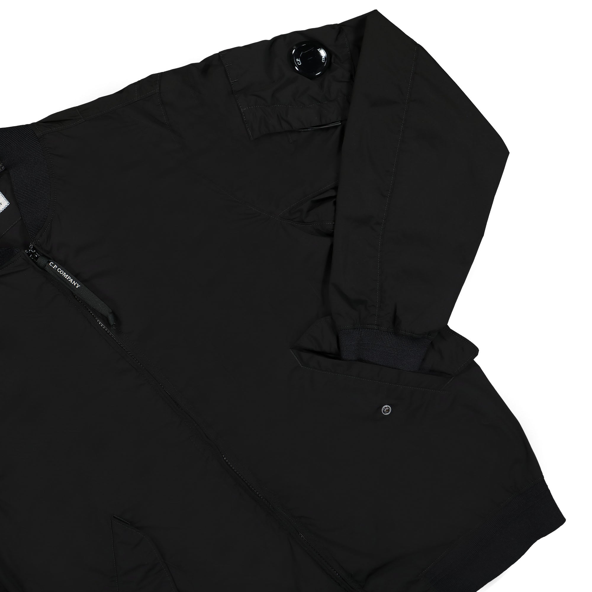 C.P. Company Nycra-R Bomber Jacket Black Bomber & Varsity Jackets Detailfoto | Overkill