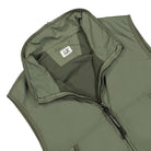C.P. Company G.D.P. Vest Bronze Green Vests Close-up | Overkill