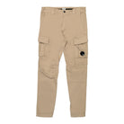 C.P. Company Stretch Sateen Lens Cargo Pants Cobblestone Cargo Pants 14CMPA056A-005694G 330 | Overkill