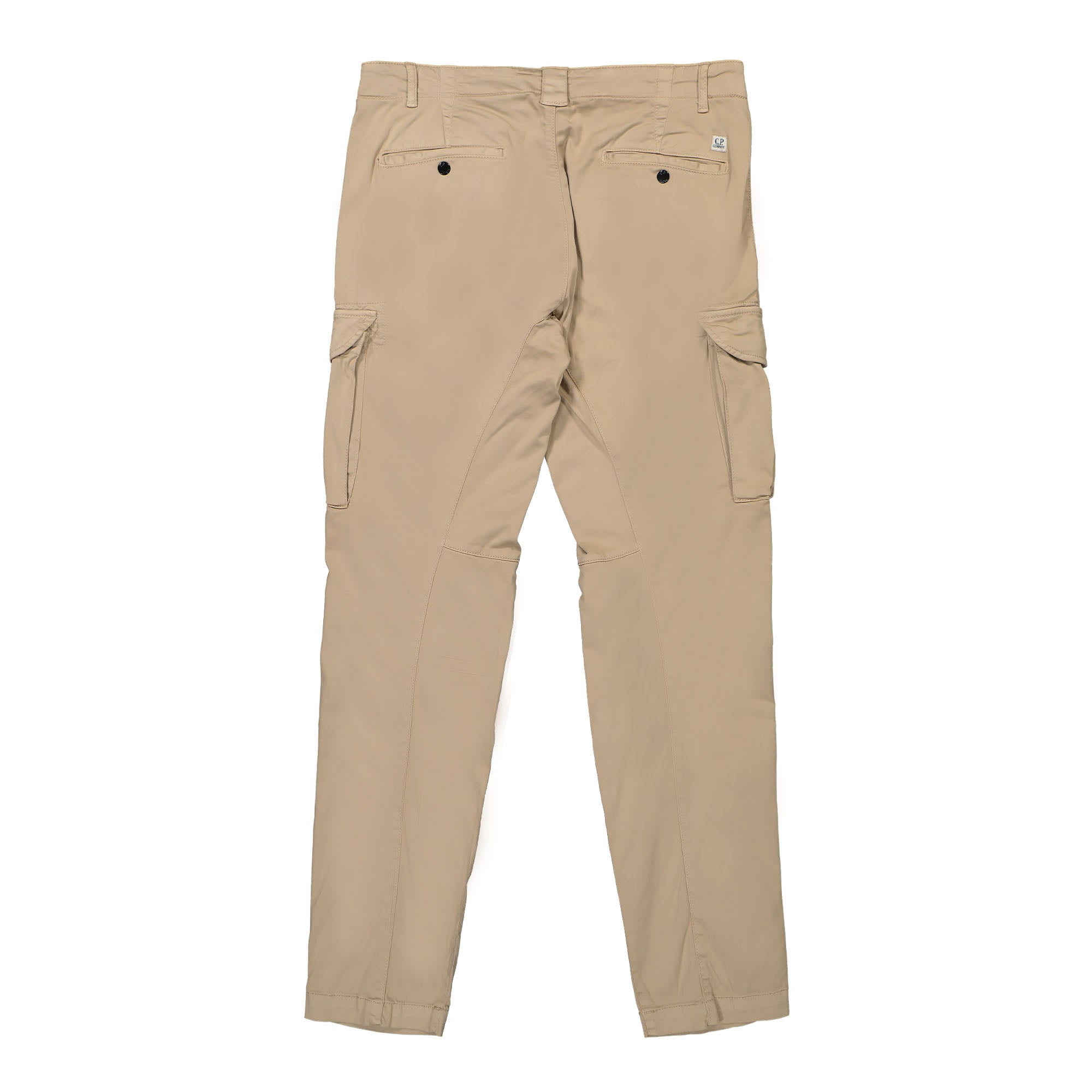 C.P. Company Stretch Sateen Lens Cargo Pants Cobblestone Cargo Pants Material | Overkill