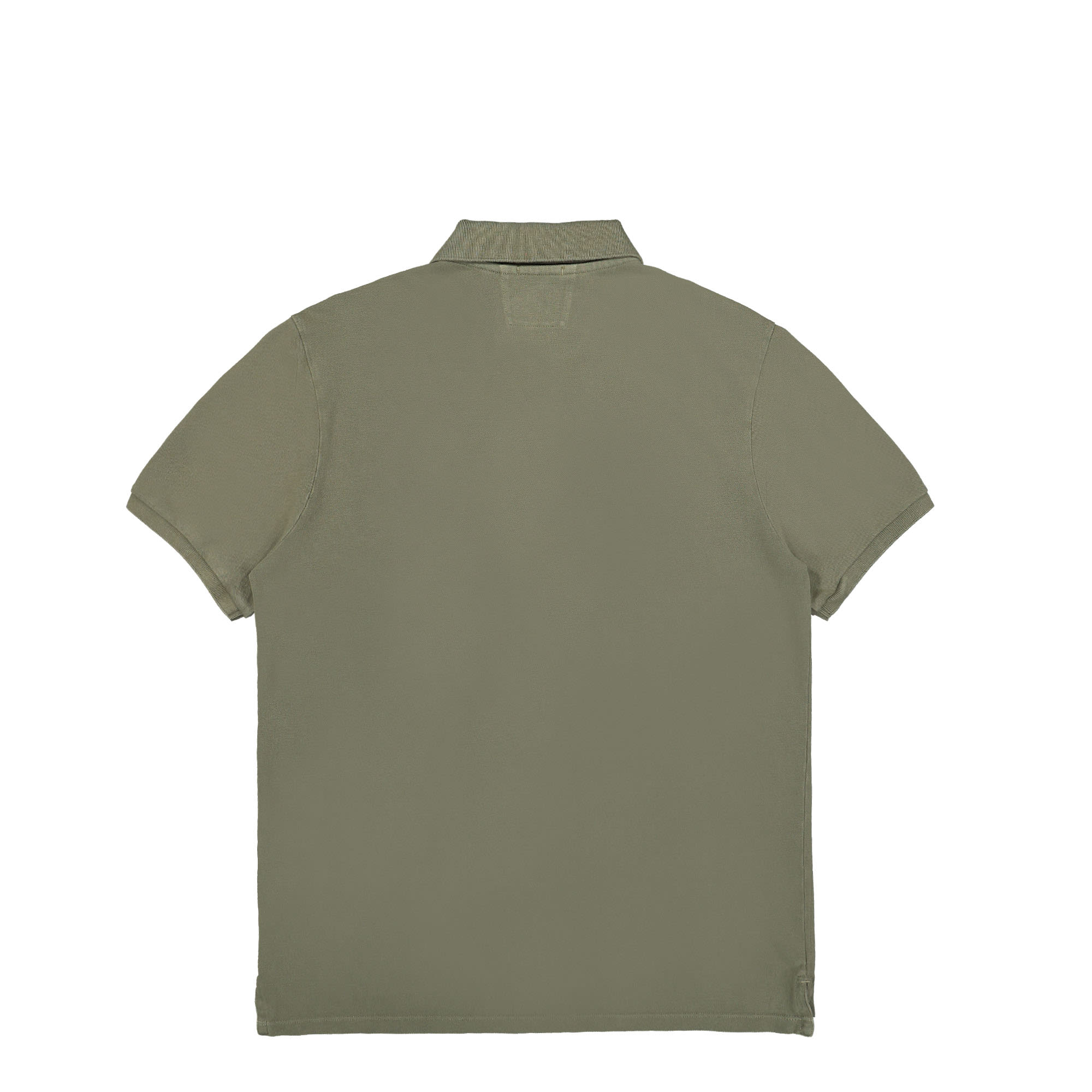 C.P. Company 24/1 Piquet Polo Shirt Bronze Green Polo Shirts Material | Overkill