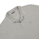 C.P. Company 24/1 Piquet Polo Shirt Flint Grey Polo Shirts Close-up | Overkill