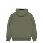C.P. Company Diagonal Raised Fleece Pullover Hoodie Bronze Green Hoodies Material | Overkill
