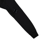 C.P. Company Diagonal Raised Fleece Pullover Hoodie Black Hoodies Detail view 1 | Overkill