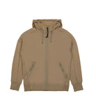 C.P. Company Diagonal Raised Fleece Goggle Zipped Hoodie Lead Gray Hoodies 14CMSS082A-005086W 339 | Overkill