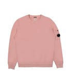 C.P. Company Cotton Fleece Resist Dyed Sweatshirt Pale Mauve Sweatshirts 14CMSS136A-005398R 509 | Overkill