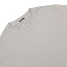 C.P. Company Cotton Fleece Resist Dyed Sweatshirt Flint Grey Sweatshirts Close-up | Overkill