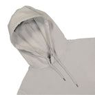 C.P. Company Cotton Fleece Logo Hoodie Flint Grey Hoodies Close-up | Overkill