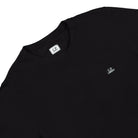 C.P. Company 30/1 Jersey T-Shirt Black T-Shirts Close-up | Overkill