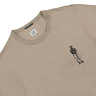 C.P. Company Mercerized Jersey 30/2 Graphic T-Shirt Cobblestone T-Shirts Material | Overkill