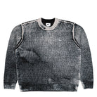 Obey Spray Effect Sweater Dark Black Multi Sweatshirt 151000109-DKB | Overkill
