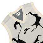 Obey Defaced Vest Unbleached Multi Sweater Vests Close-up | Overkill