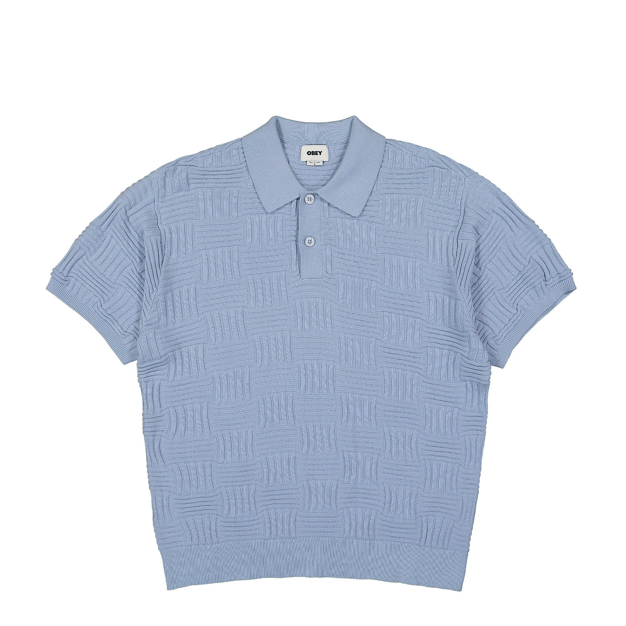 Obey Alfred Polo Sweater Hydrangea Polo Shirts 151000084-HDR | Overkill