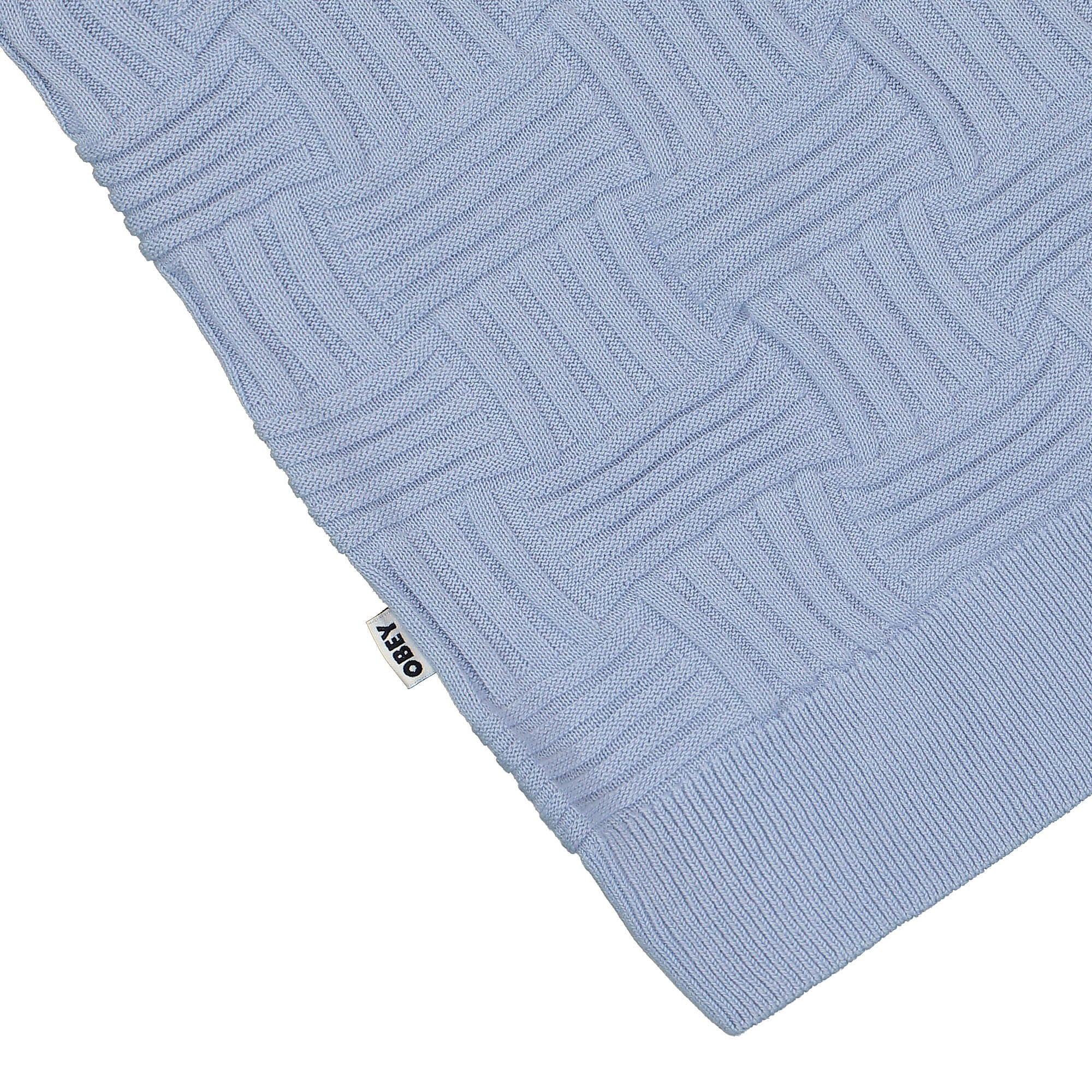 Obey Alfred Polo Sweater Hydrangea Polo Shirts Detailfoto | Overkill