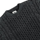 Obey Faded Wash Sweater Digital Black Faded Wash Sweatshirts Close-up | Overkill