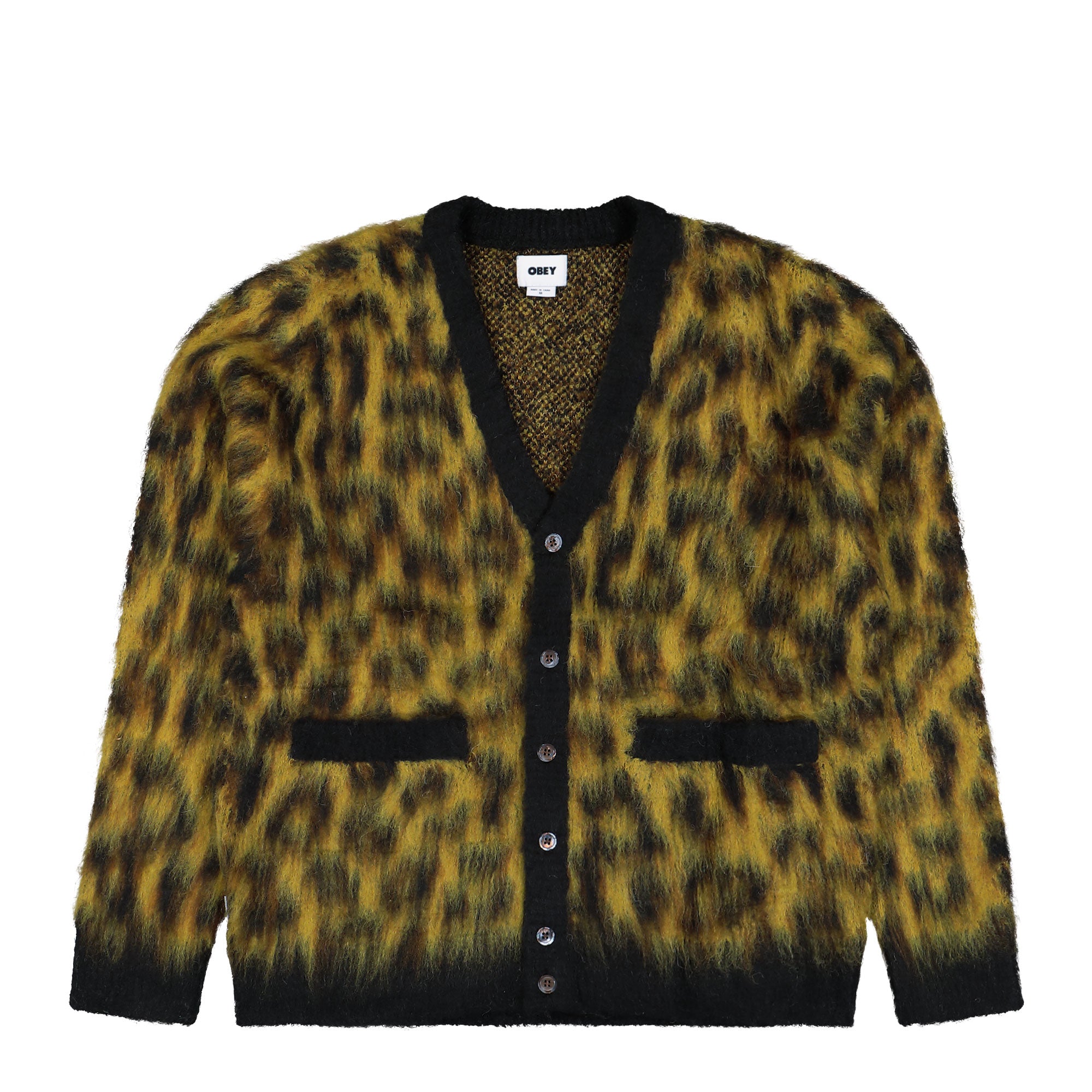 Obey Patron Cardigan 151010025 / Leopard | OVERKILL
