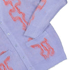 Obey Temple Cardigan Digital Violet Cardigans Detailfoto | Overkill