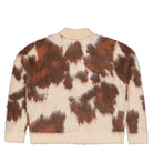 Obey Cow Pattern Zip Sweater Cow Multi Cardigans 151010050-COW Close-up | Overkill
