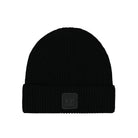 C.P. Company Extrafine Merino Wool Logo Beanie Black Beanies 15CLAC121A-005509A 999 | Overkill