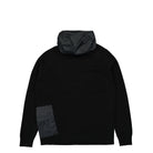 C.P. Company Metropolis Series Double Mixed Zipped Hoodie Black Hoodies Material | Overkill