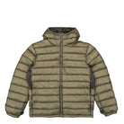 C.P. Company Metropolis Series A.A.C. Hooded Jacket Silver Sage Jackets Close-up | Overkill