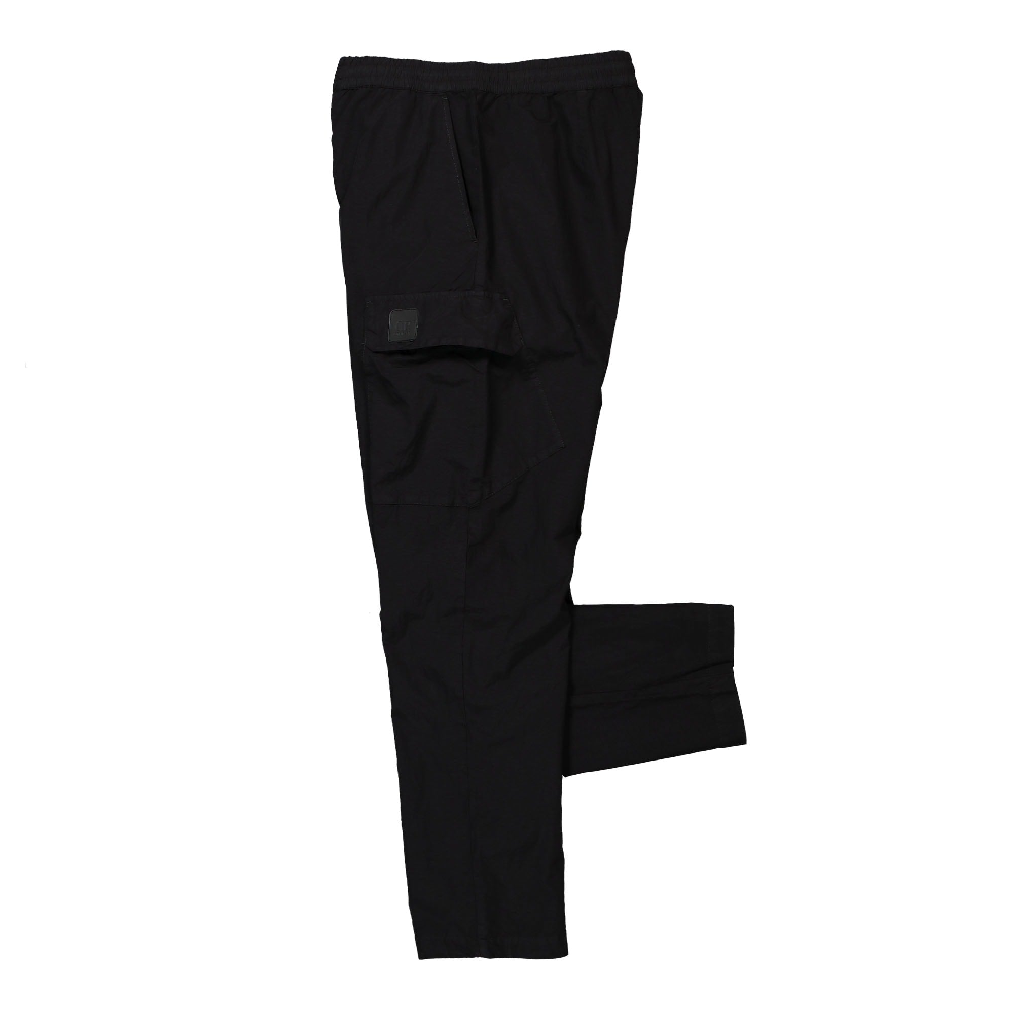 C.P. Company Flatt Nylon Ergonomic Pants Black Casual Pants Close-up | Overkill