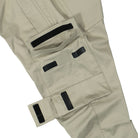 C.P. Company Metropolis Series Stretch Sateen Ergonomic Cargo Pants Silver Sage Cargo Pants Detail view 2 | Overkill