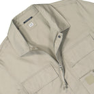 C.P. Company Metropolis Series Gabardine Pocket Shirt Silver Sage Shirts Close-up | Overkill