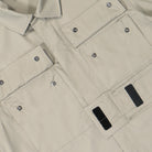 C.P. Company Metropolis Series Gabardine Pocket Shirt Silver Sage Shirts Detailfoto | Overkill