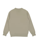 C.P. Company Stretch Fleece Logo Badge Sweatshirt Silver Sage Sweatshirts Material | Overkill