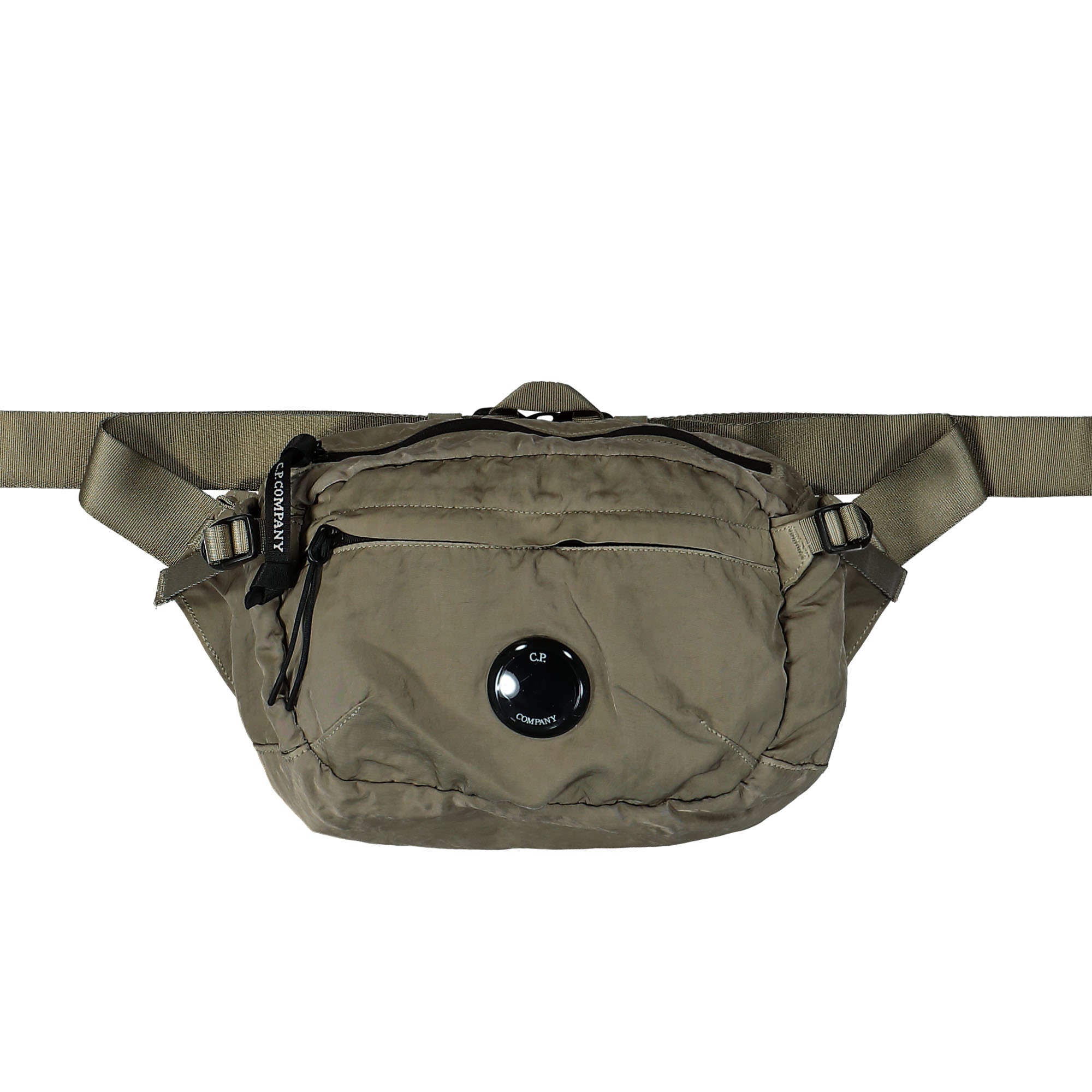 C.P. Company Nylon B Crossbody Pack Silver Sage Shoulder & Cross Body Bags 15CMAC112A-005269G 335 | Overkill