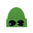 C.P. Company Extra Fine Merino Wool Goggle Beanie Classic Green Beanies 15CMAC122A005509A 617 | Overkill