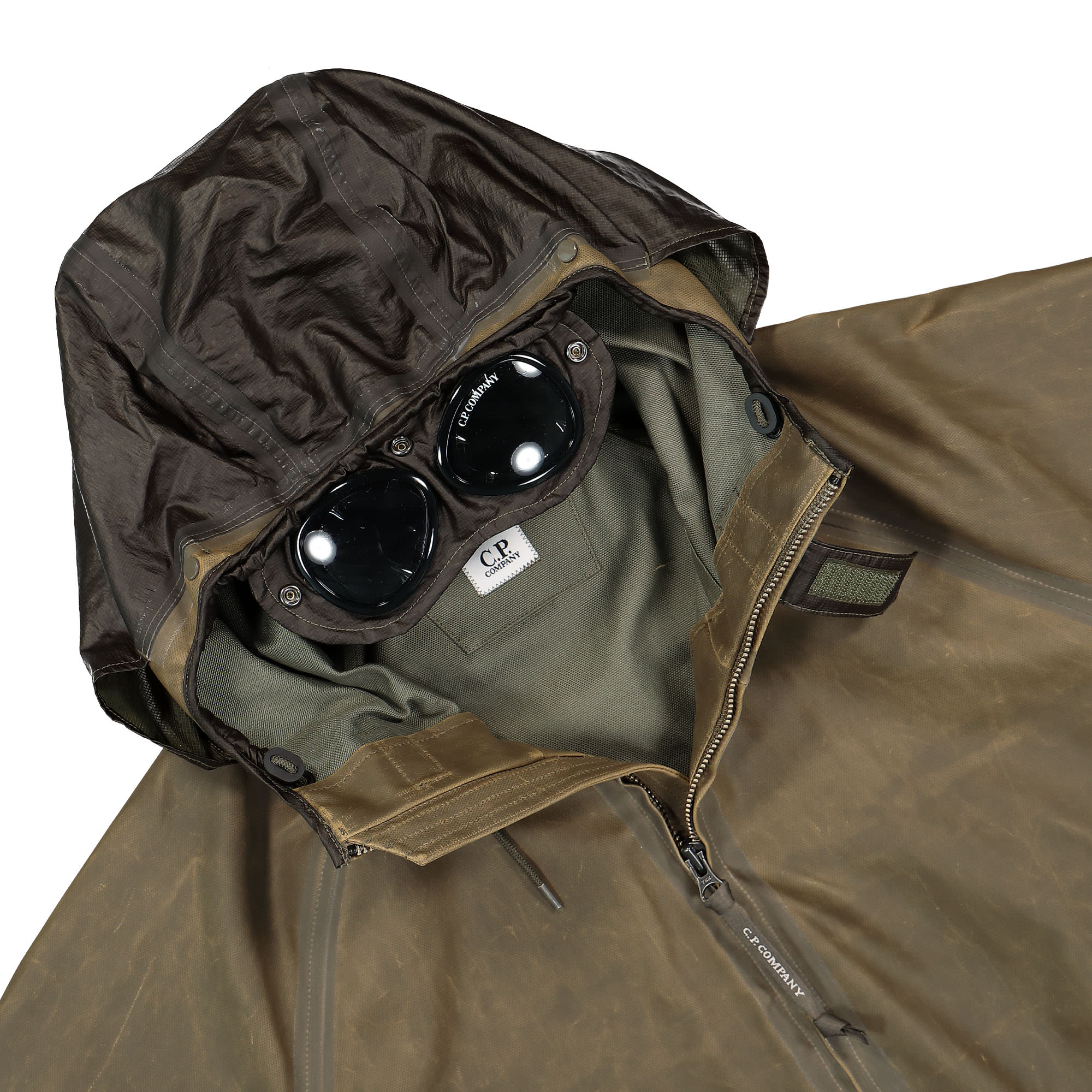 C.P. Company Outerwear Medium Jacket Ivy Green Jackets Close-up | Overkill