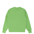 C.P. Company Brushed Emerized Diagonal Fleece Crewneck Classic Green Sweatshirts Material | Overkill