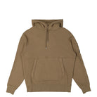 C.P. Company Brushed Emerized Diagonal Fleece Hooded Sweater Butternut Hoodies 15CMSS009A006372R 653 | Overkill