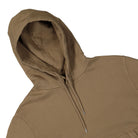 C.P. Company Brushed Emerized Diagonal Fleece Hooded Sweater Butternut Hoodies Close-up | Overkill
