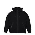 C.P. Company Diagonal Raised Fleece Google Hoodie Black Hoodies 15CMSS082A005086W 999 | Overkill